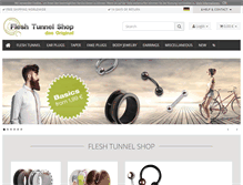 Tablet Screenshot of flesh-tunnel-shop.com