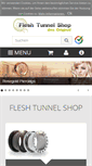 Mobile Screenshot of flesh-tunnel-shop.de